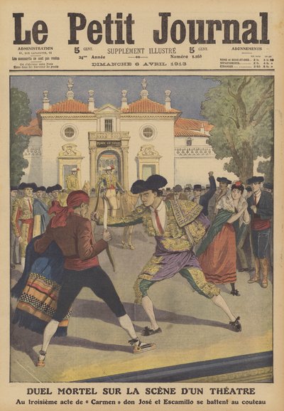 Un duel mortel sur la scène d