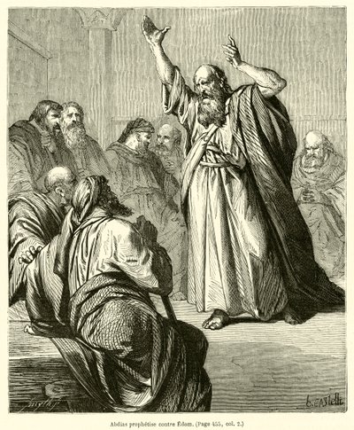 Abdias prophétise contre Édom - French School