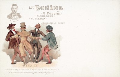 Acte Quatre, La Bohème - French School