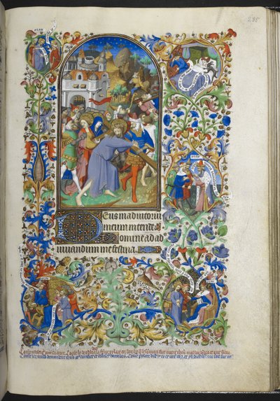 Heures de la Passion [Sext], Christ portant la croix, du Livre d
