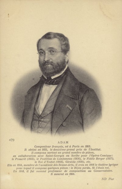 Adolphe Adam - French School