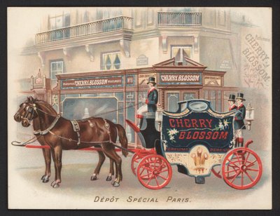 Publicité pour le parfum Cherry Blossom - French School