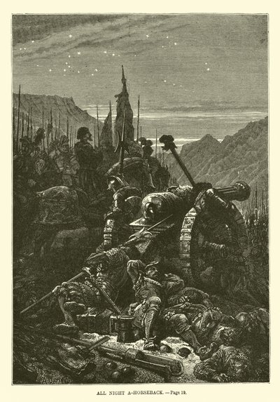 Toute la nuit à cheval - French School