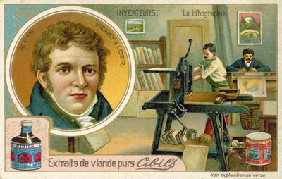 Alois Senefelder, inventeur de la lithographie - French School