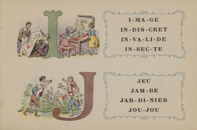 Alphabet De La Phosphatine Falières (lithographie en couleur) - French School