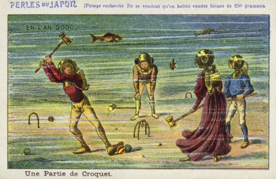 Une partie de croquet sous-marine en l