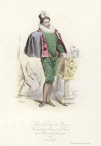 Anne, duc de Joyeuse, favori de Henri III de France - French School