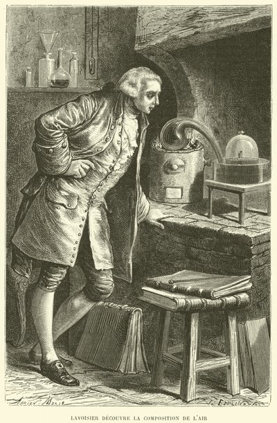 Antoine Lavoisier découvre la composition de l