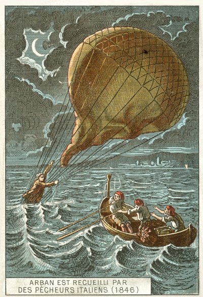 Arban sauvé par des pêcheurs italiens - French School