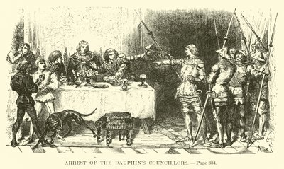 Arrestation des conseillers du Dauphin - French School