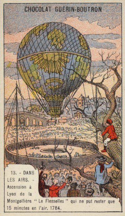 Ascension du ballon Le Flesselles, Lyon, France - French School