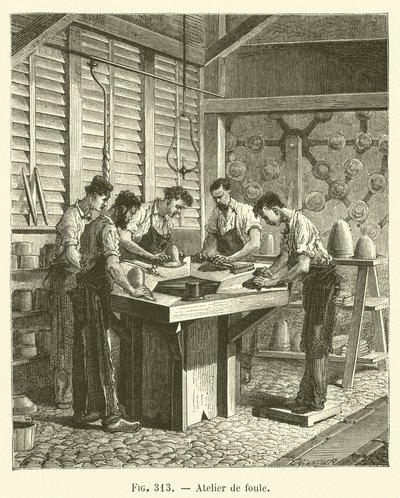 Atelier de foule - French School