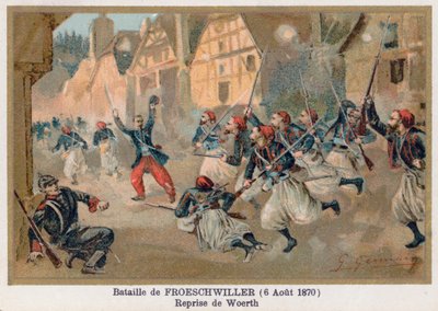 Bataille de Froeschwiller, la reprise de Woerth - French School