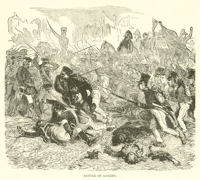 Bataille de Lützen (gravure) - French School