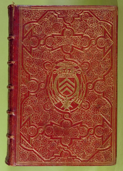 Couverture de livre avec les armoiries d
