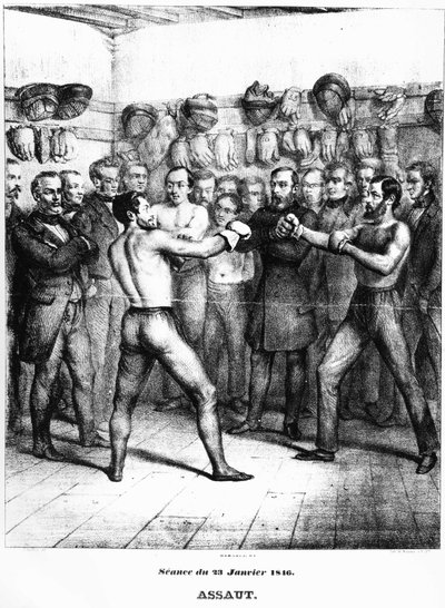 Boxe : exercice Lecour - Carnavalet. - French School