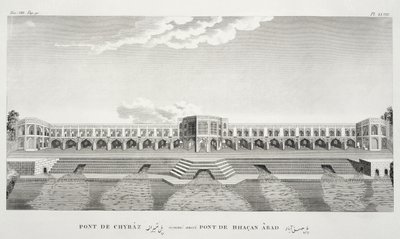 Pont de Chiraz, Ispahan, de Voyages du Chevalier Chardin en Perse, et autres Lieux d