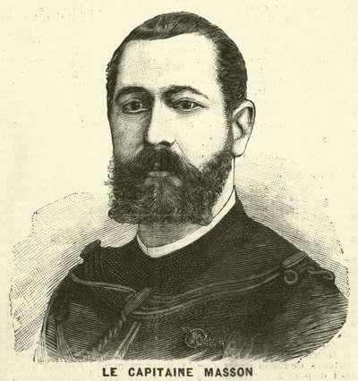 Capitaine Pierre Masson, soldat et explorateur français - French School