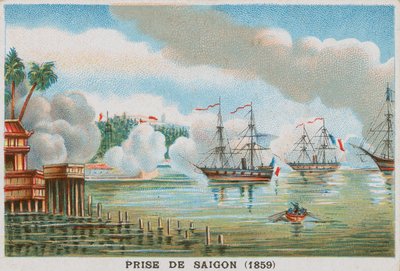 Capture de Saïgon par les Français, 1859 - French School