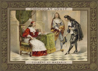 Cardinal Mazarin et Jean-Baptiste Colbert, hommes d