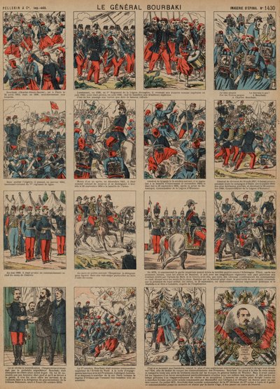 Carrière du général français Charles-Denis Bourbaki - French School