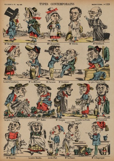 Caricatures - French School