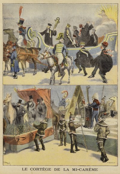 Procession de carnaval - French School