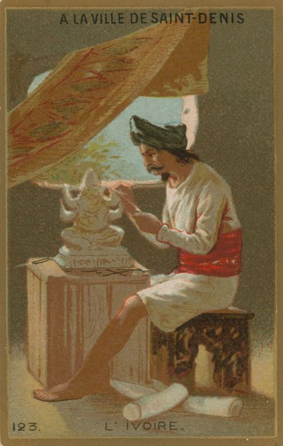 Sculpture sur ivoire - French School