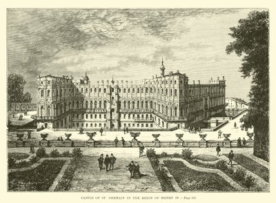 Château de Saint-Germain sous le règne de Henri IV - French School