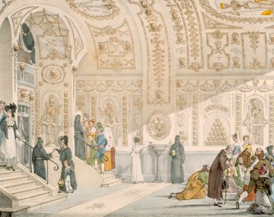 Chapelle des Morts, gravée par Villain, pub. 1820 - French School