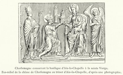 Charlemagne consacrant la basilique d