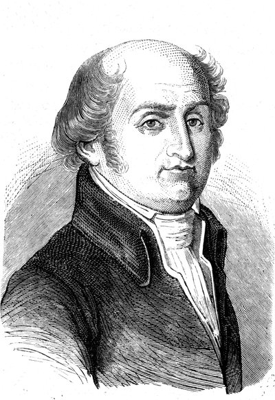 Charles-Gilbert Romme (1750-1795), mathématicien, révolutionnaire et homme politique français. Gravure 1868 - French School