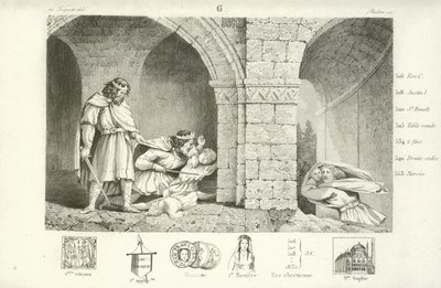 Childebert Ier, roi franc de Paris - French School