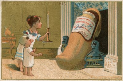 Enfants examinant une chaussure contenant de l