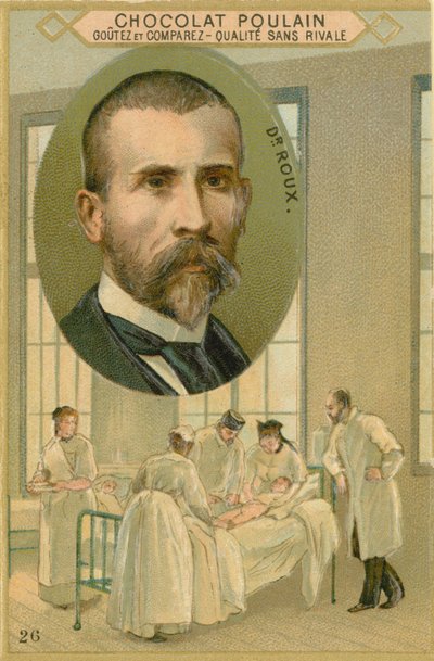 Carte commerciale Chocolat Poulain, Pierre Paul Émile Roux - French School