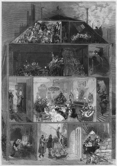 Réveillon de Noël : coupe transversale d