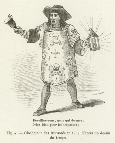 Clocheteur des trépassés en 1755, d