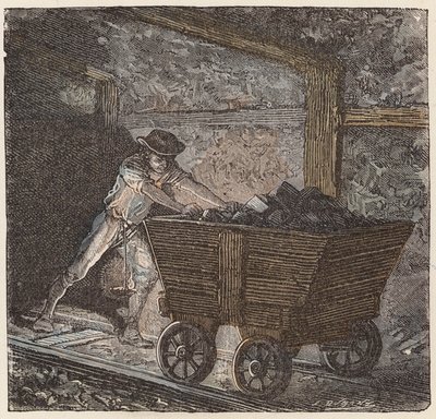 Exploitation minière du charbon - French School