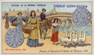 Pièces de Raymond VI, comte de Toulouse - French School