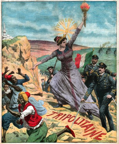 Colonisation italienne en Lybie. Colonisation italienne en Lybie. - French School