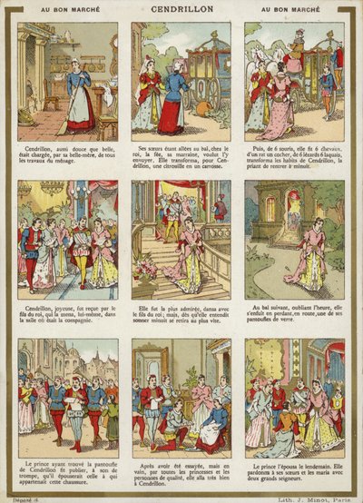 Bande dessinée - Cendrillon - French School