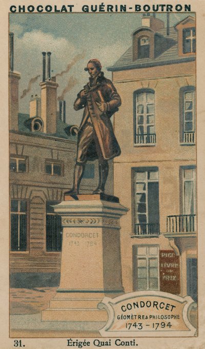 Condorcet, Géomètre & Philosophe, 1743-1794 - French School