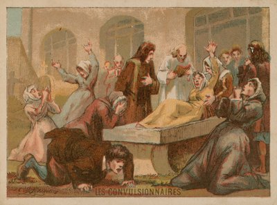 Convulsionnaires ou mystiques religieux en transe - French School