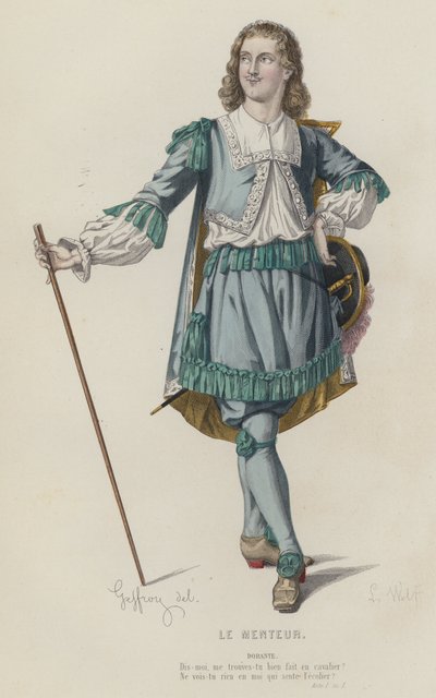 Corneille, Le Menteur, Acte I, Scène I - French School