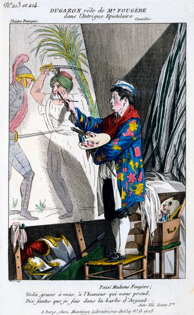 Costume pour Dugazon dans le rôle de Monsieur Fougère dans L