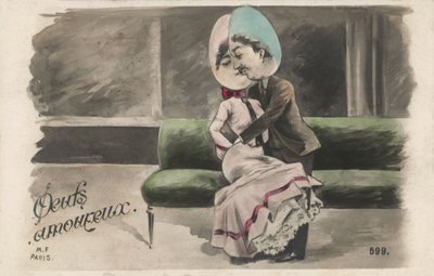 Couple avec des têtes d