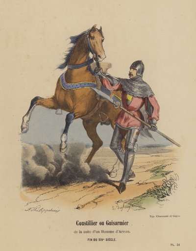 Coustillier ou Guisarmier de la suite d