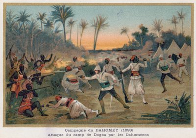 Les Dahoméens attaquent le camp de Dogba - French School
