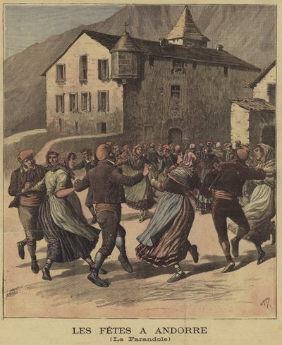 Danse lors des festivités en Andorre - French School