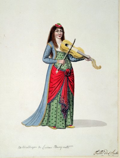 Fille de sultans, période ottomane, troisième quart du XVIIIe siècle - French School